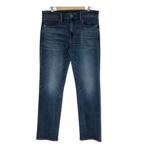 Lucky Brand 223 Straight Cotton Blend Medium Wash Jeans  W33 L34